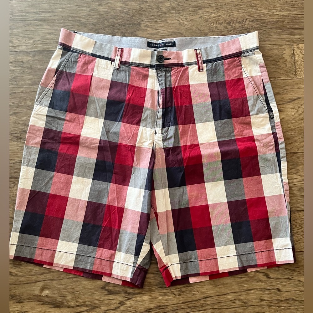 Tommy Hilfiger Lightweight Plaid Shorts